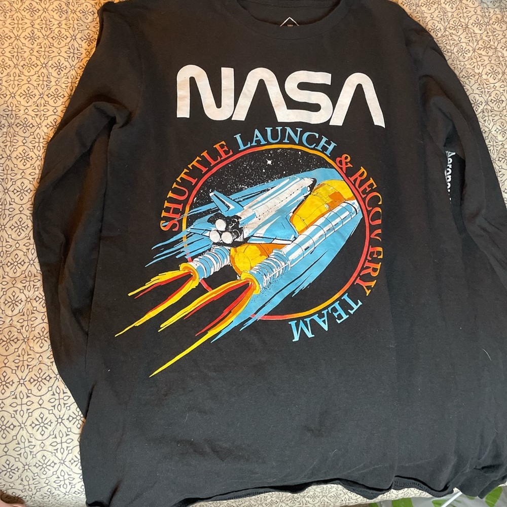 Black nasa shirt